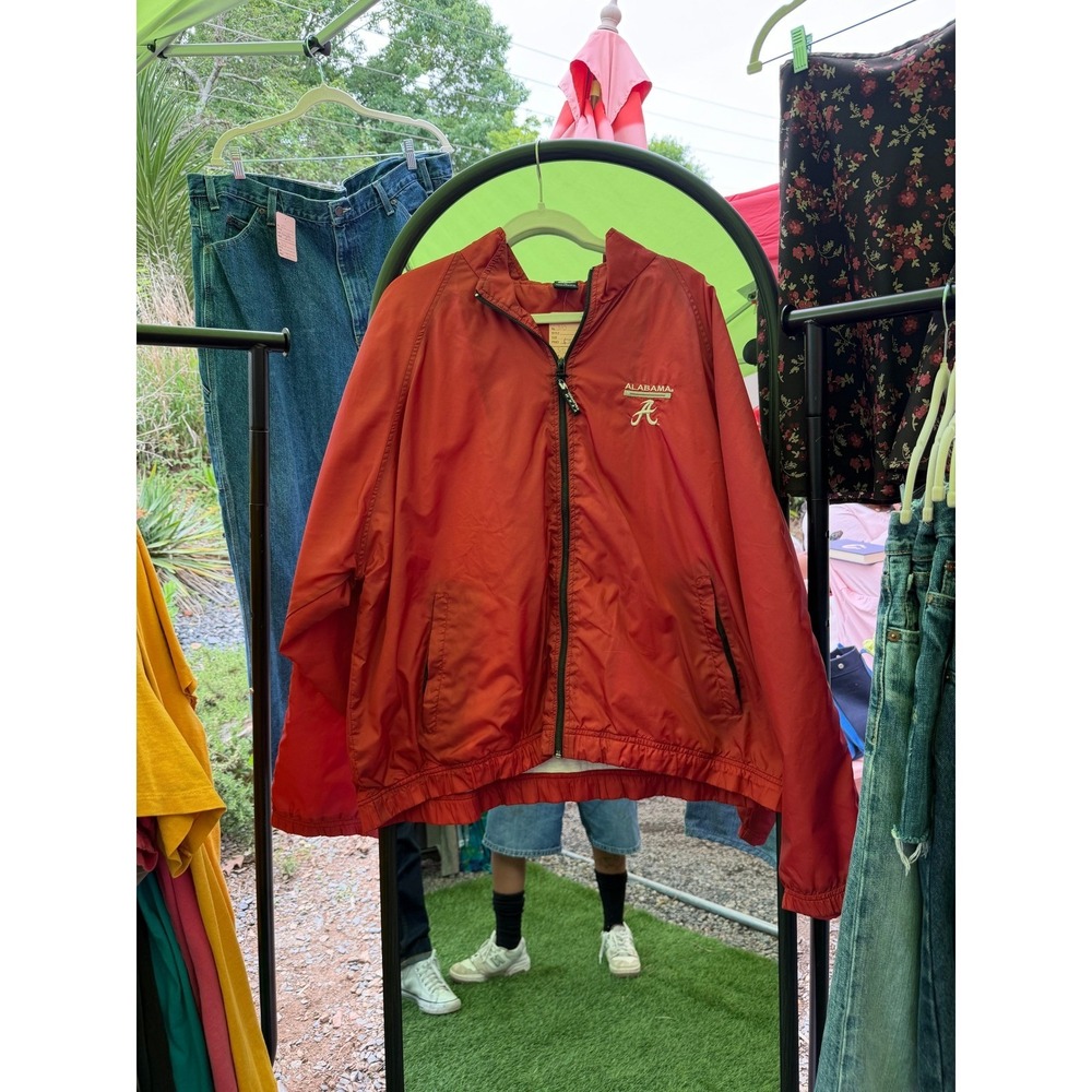 Team Starter Alabama Crimson Tide Windbreaker Jacket Red Mens